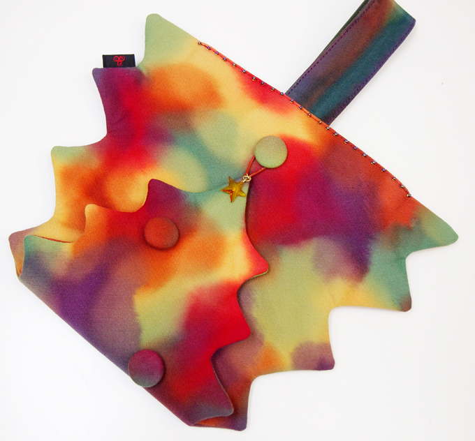 引染帆　布ツリー型ワインバッッグ・赤