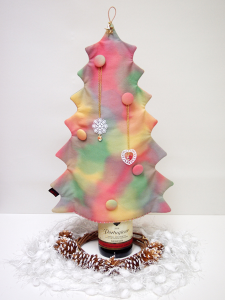 引染帆布・ツリー型ワインバッグ