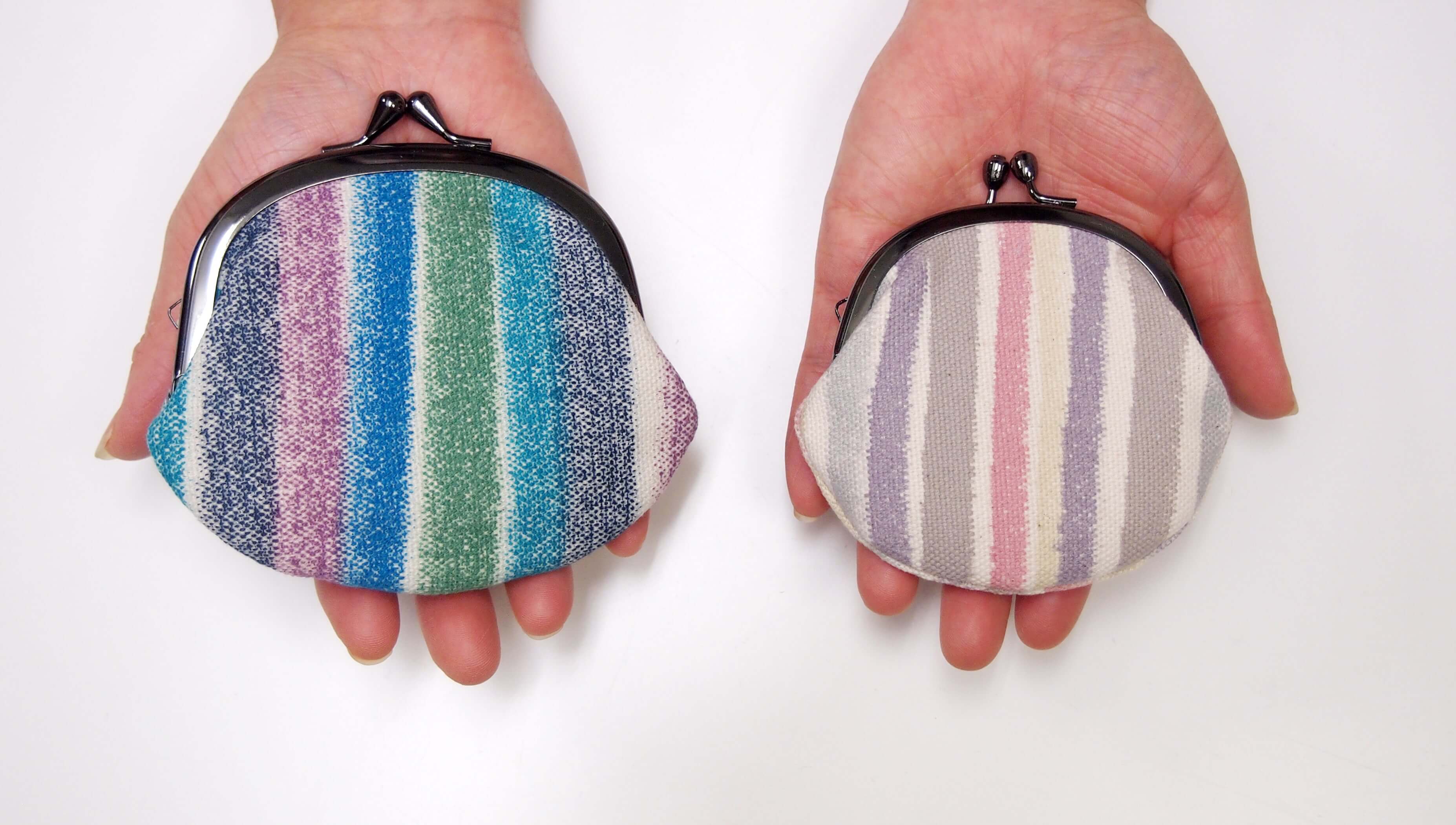 引染帆布　がま口