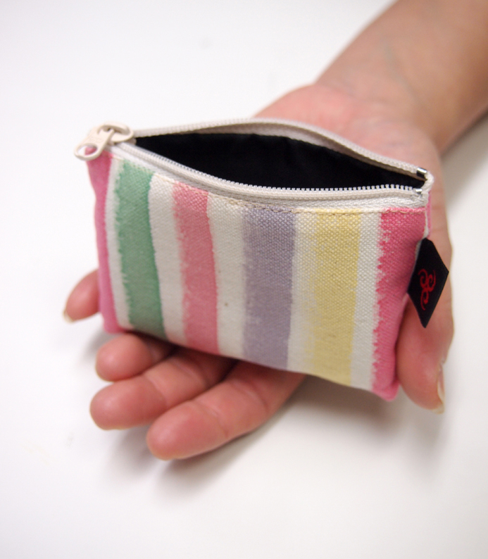 引染帆布　ミニポーチ